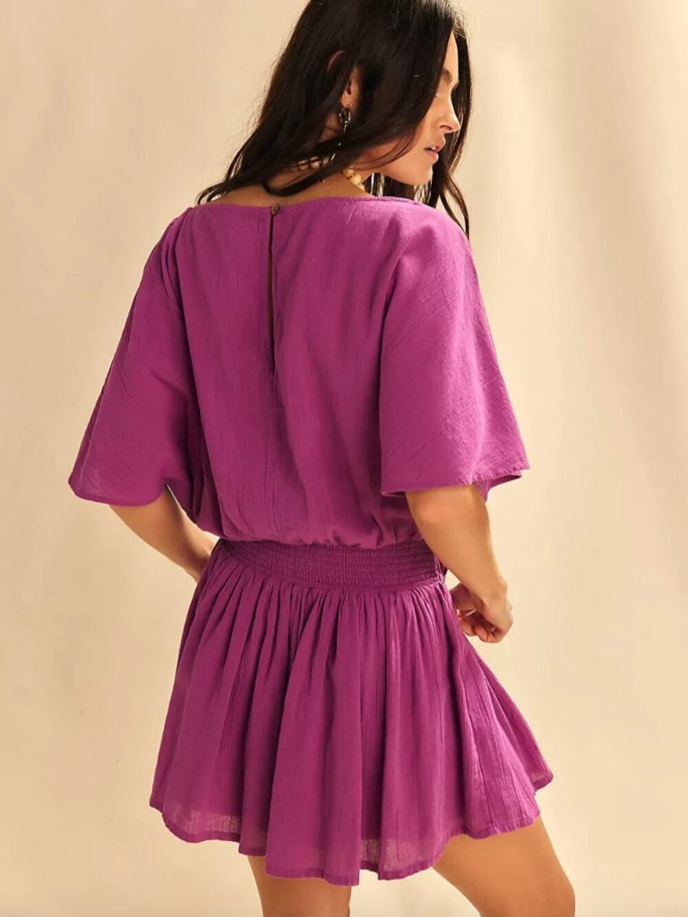 Free People Free-Est Sutton Mini Dress in Purple - Picture 2 of 7